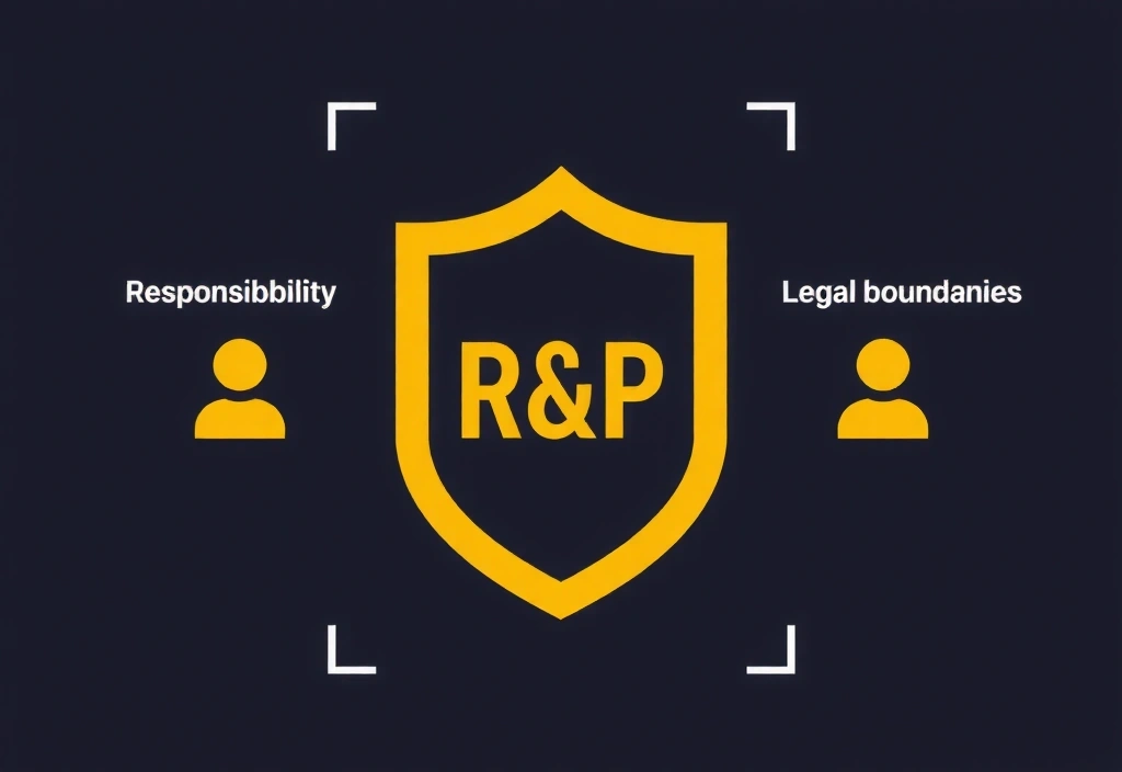 Ilustracja przedstawiająca tarczę ochronną symbolizującą odpowiedzialność